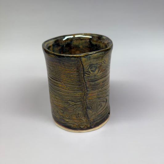 Woodgrain Flower Pot