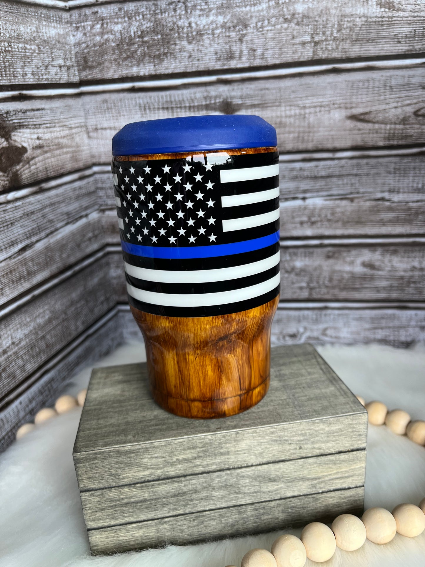 Thin Blue Line Koozie
